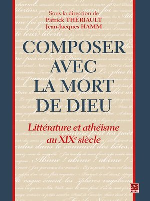 cover image of Composer avec la mort de Dieu